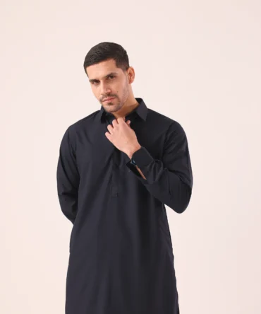 Dark Blue Kameez Shalwaar