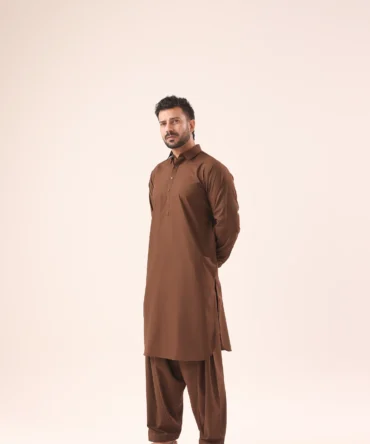 Brown Kameez Shalwaar