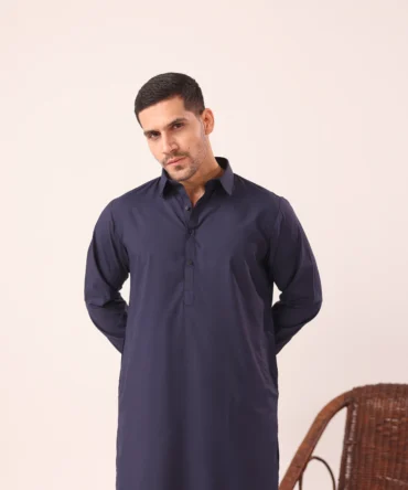 Dark Violet Kameez Shalwaar