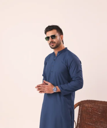 Dark Blue Kurta Shalwaar